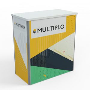 Promo stand για προβολή προϊόντων και υπηρεσιών, με το σύστημα Multiplo.